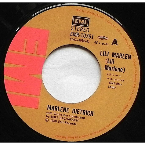 Marlene Dietrich - Lili Marlen