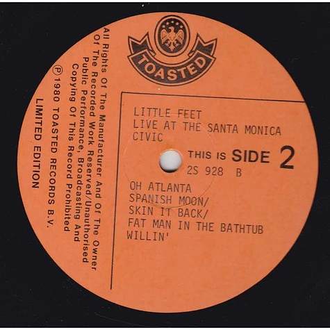 Little Feat - Live At The Santa Monica Civic