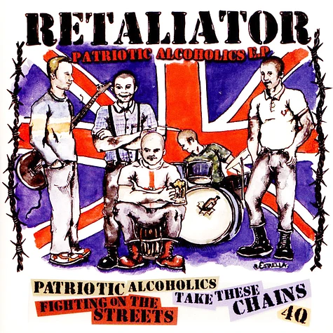 Retaliator - Patriotic Alcoholics EP Red Vinyl Edition