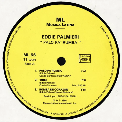 Eddie Palmieri - Palo Pá Rumba