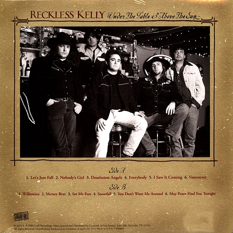 Reckless Kelly - Under The Table And Above The Sun