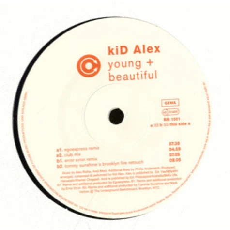 Kid Alex - Young + Beautiful