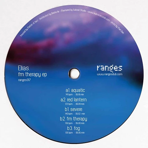 Elias. - Fm Therapy Transparent Purple Vinyl Edition