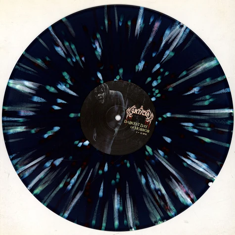 Mortician - Darkest Day Of Horror Sea Blue With Splatter Vinyl Edition