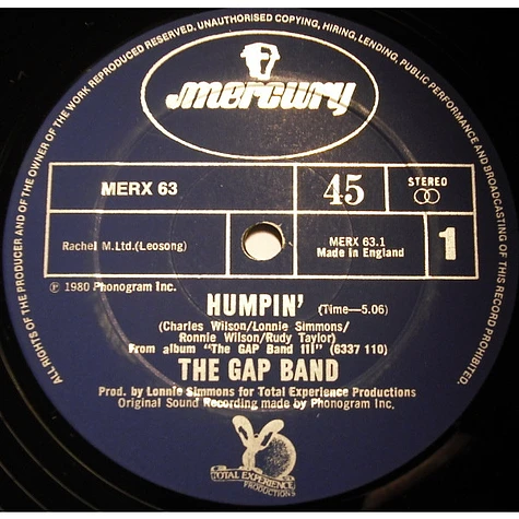 The Gap Band - Humpin'