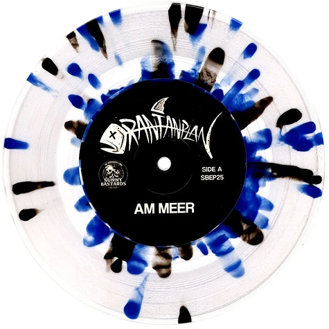 Rantanplan - Am Meer Ep Clear w/ Blue & Black Splatter Vinyl Edition