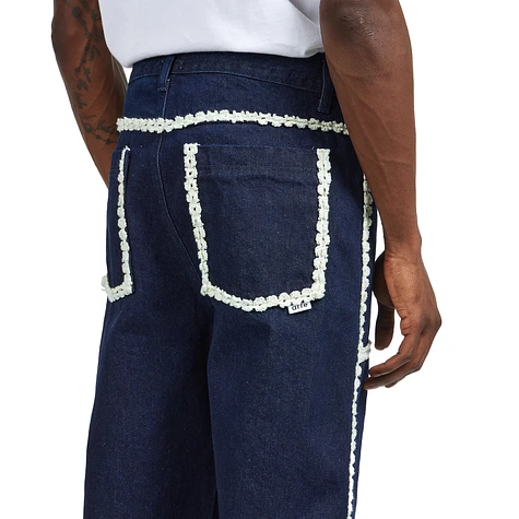 Arte Antwerp - Flower Trim Denim Pants