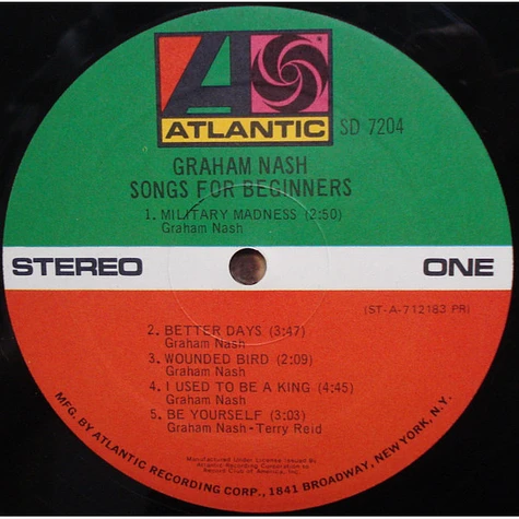Graham Nash - Songs For Beginners