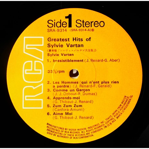 Sylvie Vartan - Greatest Hits Of