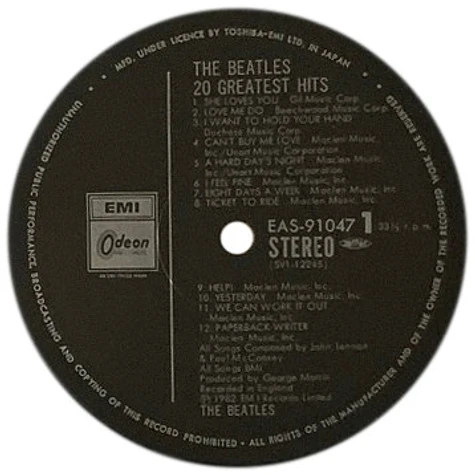 The Beatles - 20 Greatest Hits