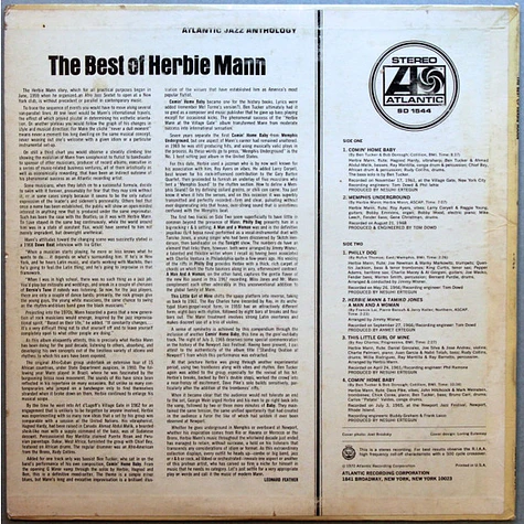 Herbie Mann - The Best Of Herbie Mann