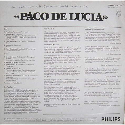 Paco De Lucía - Paco De Lucia