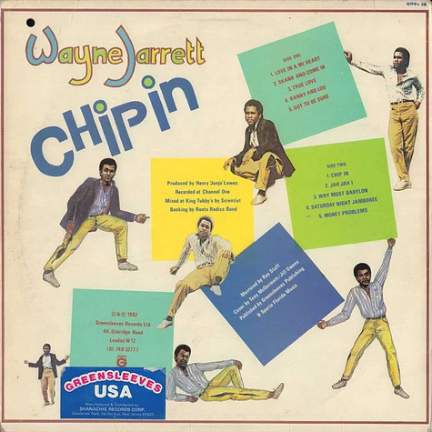 Wayne Jarrett - Chip In - Vinyl LP - 1982 - UK - Original | HHV