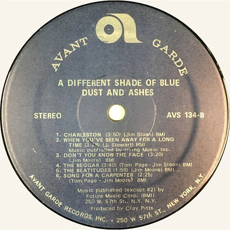 Dust And Ashes - A Different Shade Of Blue