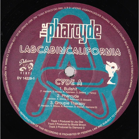 The Pharcyde - Labcabincalifornia