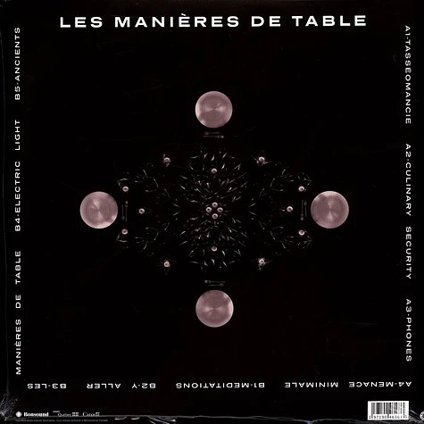 Annie-Claude Deschenes - Les Manieres De Table Ivory White Vinyl Edition