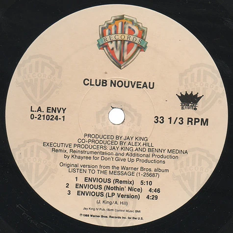 Club Nouveau - Envious