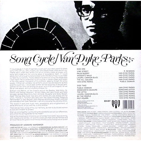Van Dyke Parks - Song Cycle