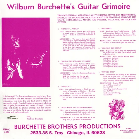 Master Wilburn Burchette - Guitar Grimoire Cloudy Vinyl Edition