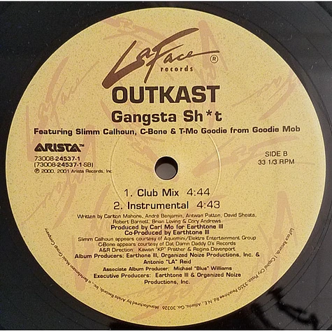 OutKast - So Fresh, So Clean / Gangsta Sh*t