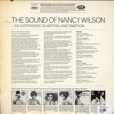 Nancy Wilson - The Sound Of Nancy Wilson