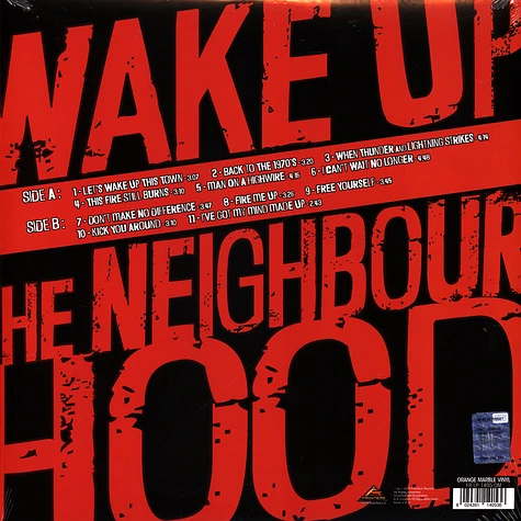The Treatment - Wake Up The Neighborhood Orange Marbled Vinyl Edition