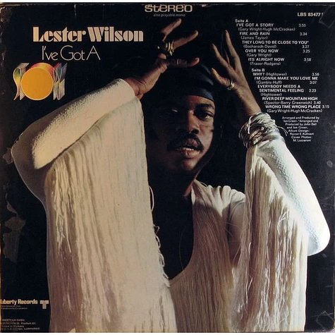 Lester Wilson - I've Got A Story