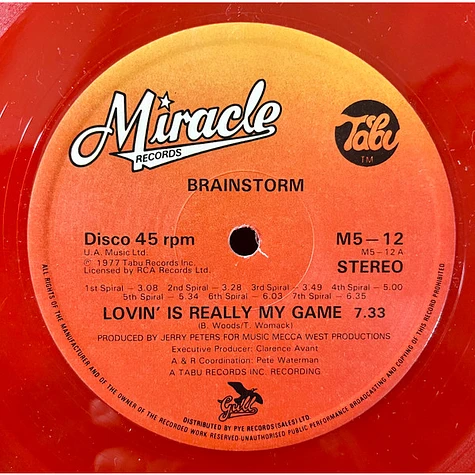 Brainstorm - Lovin' Is Really My Game / Stormin'