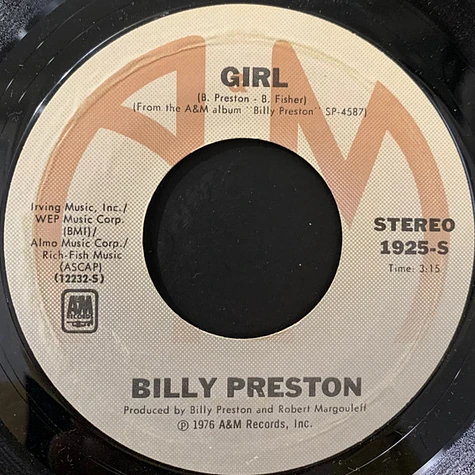 Billy Preston - Girl