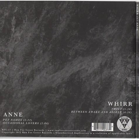 Whirr /// Anne - Whirr /// Anne