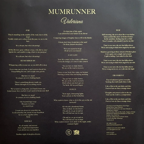 Mumrunner - Valeriana