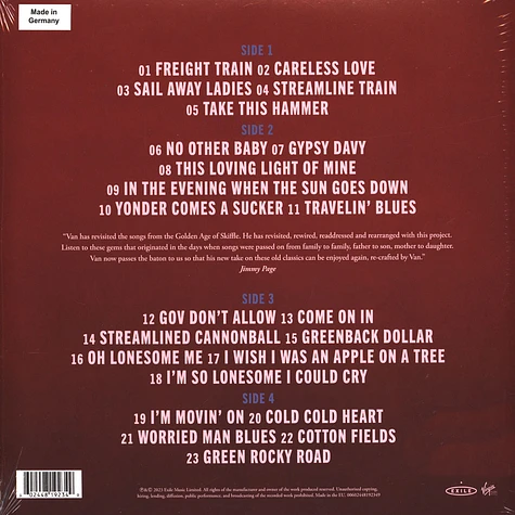 Van Morrison - Moving On Skiffle Limited Silver Vinyl Edition