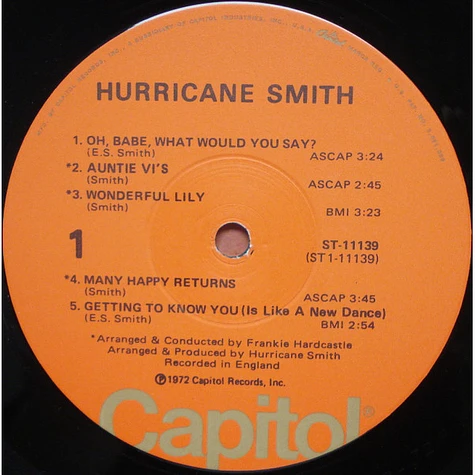 Hurricane Smith - Hurricane Smith