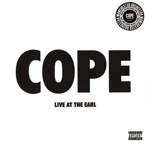 Manchester Orchestra - Cope Live At The Earl Indie Exclusive Bone Colored Vinyl Edition