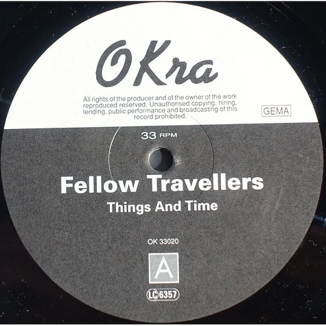 Fellow Travellers - Things And Time