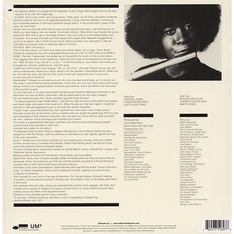 Bobbi Humphrey - Blacks and Blues, E.U. Vinyl LP