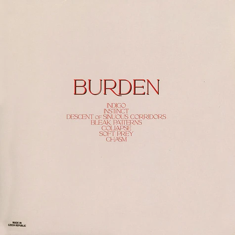 Rezn - Burden Black Vinyl Edition