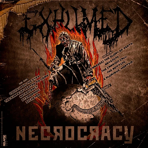 Exhumed - Necrocracy Blood Red With Splatter Edition