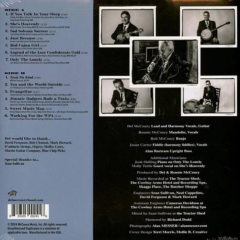 The Del Mccoury Band - Songs Of Love And Life