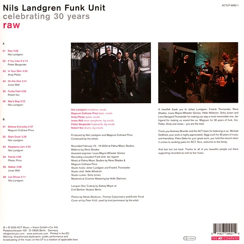 Nils Landgren Funk Unit - Raw-Celebrating 30 Years Pink Vinyl Edition