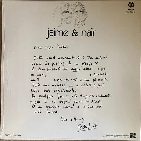 Jaime Alem & Nair De Cândia - Jaime & Nair