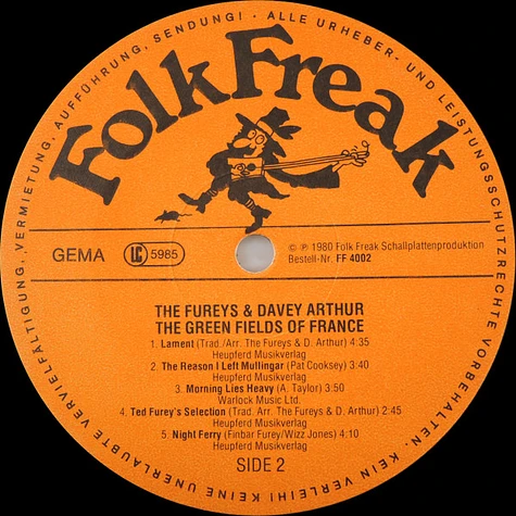 The Fureys & Davey Arthur - The Green Fields Of France