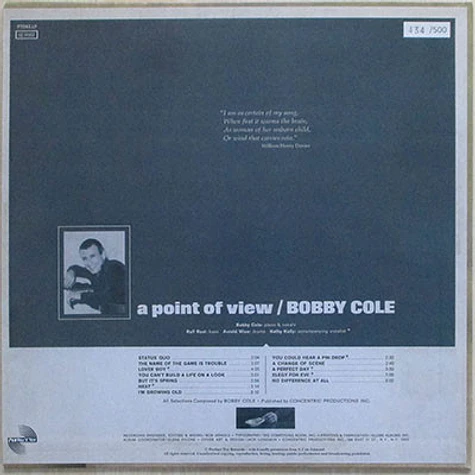 Bobby Cole - A Point Of View
