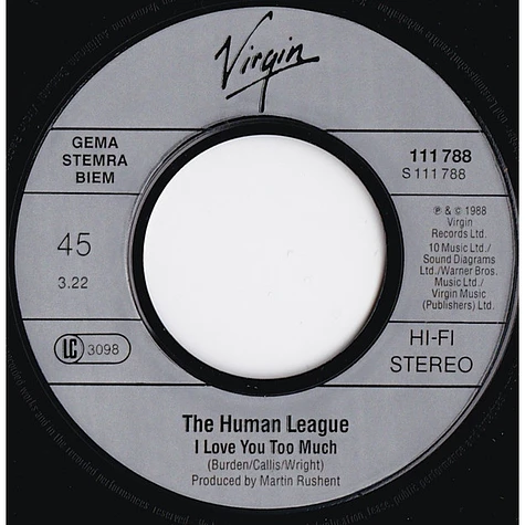 The Human League - Love Is All That Matters