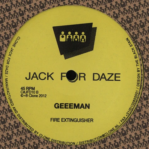 Geeeman - Bang't / Fire Extinguisher