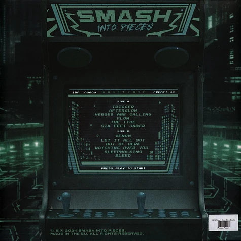 Smash Into Pieces - Ghost Code Green / Black Splatter Vinyl Edition