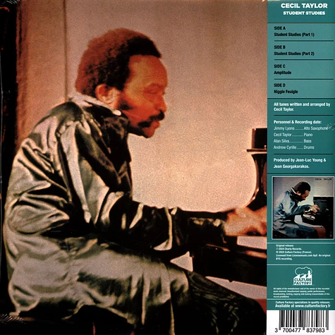 Cecil Taylor - Student Studies (Affinity)