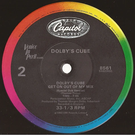 Dolby's Cube - Get Out Of My Mix (Special Dance Version)