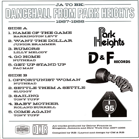 V.A. - Ja To Bk: Dancehall From Park Heights 1987-1988