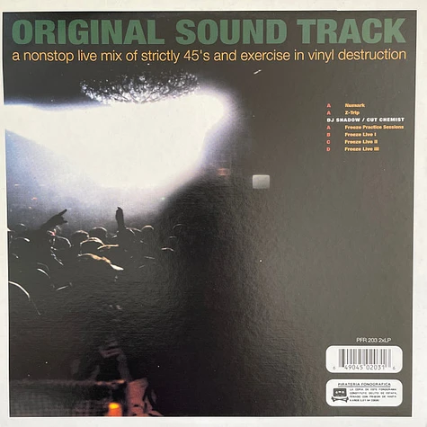 DJ Shadow / Cut Chemist - Freeze Original Sound Track